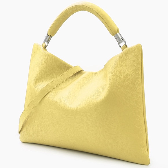 ARCADIA • Lime Yellow Clara Doll Purse Tote Bag Over The Shoulder Crossbody - Picture 2 of 7